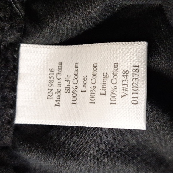 Coldwater Creek Black Eyelet Whimsigoth Witchy Romantic Goth A-Line Maxi Skirt L - Picture 10 of 10